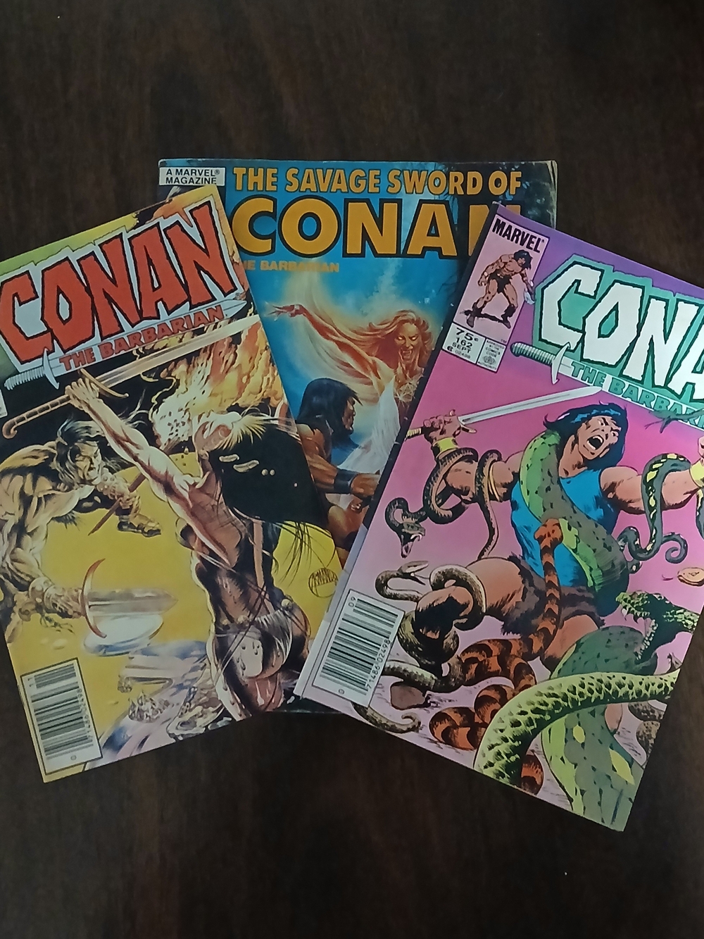 Marvel Conan The Barbarian Comic Book Set - (3) Lot Of Comics